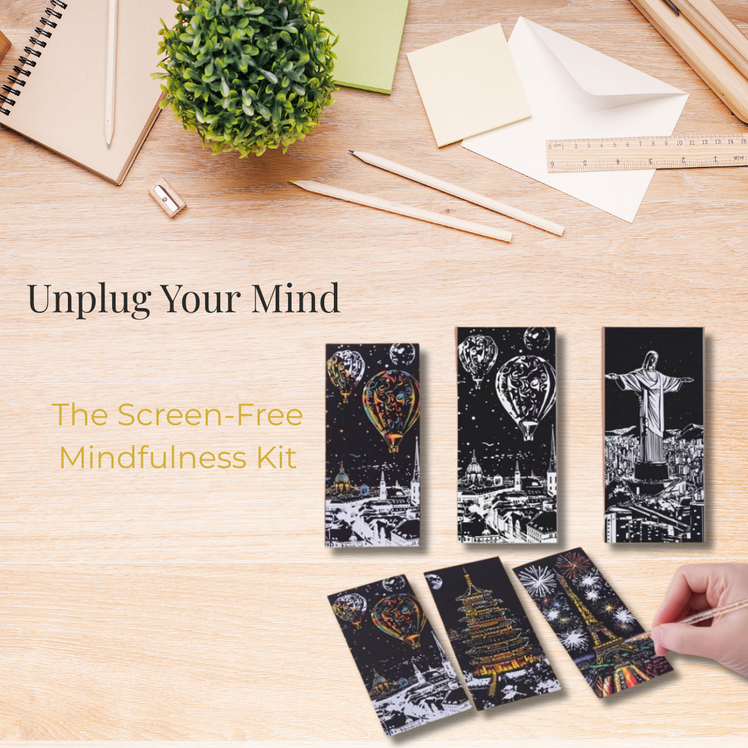 Aesthetic Scratch Art Bookmark Set (12-Piece Kit)