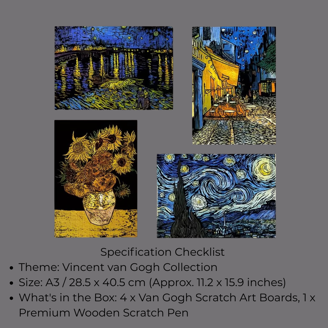 Van Gogh Masterpiece Collection (4-Pack)
