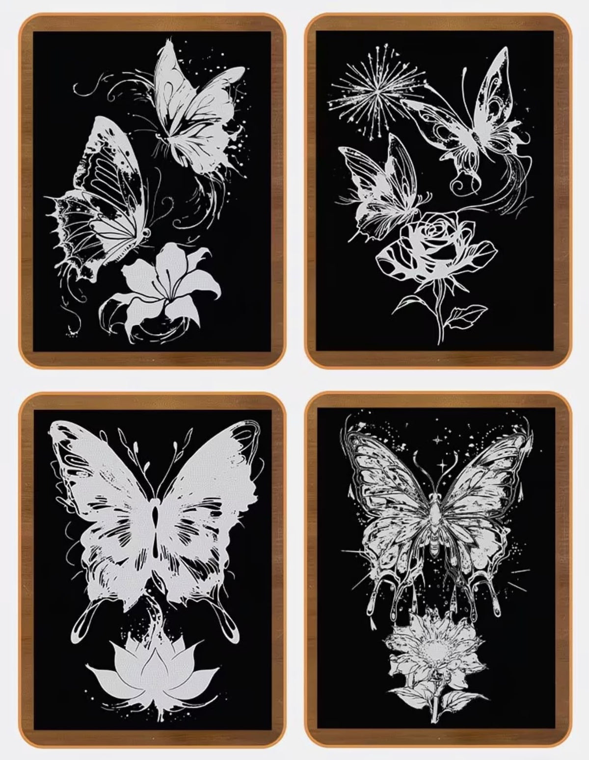 Luminous Wildlife Scratch Board (Choose Your Theme)
