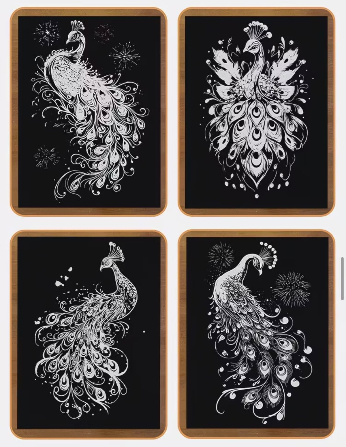 Luminous Wildlife Scratch Board (Choose Your Theme)